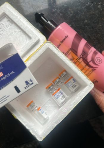 Pedido recebido por Karina