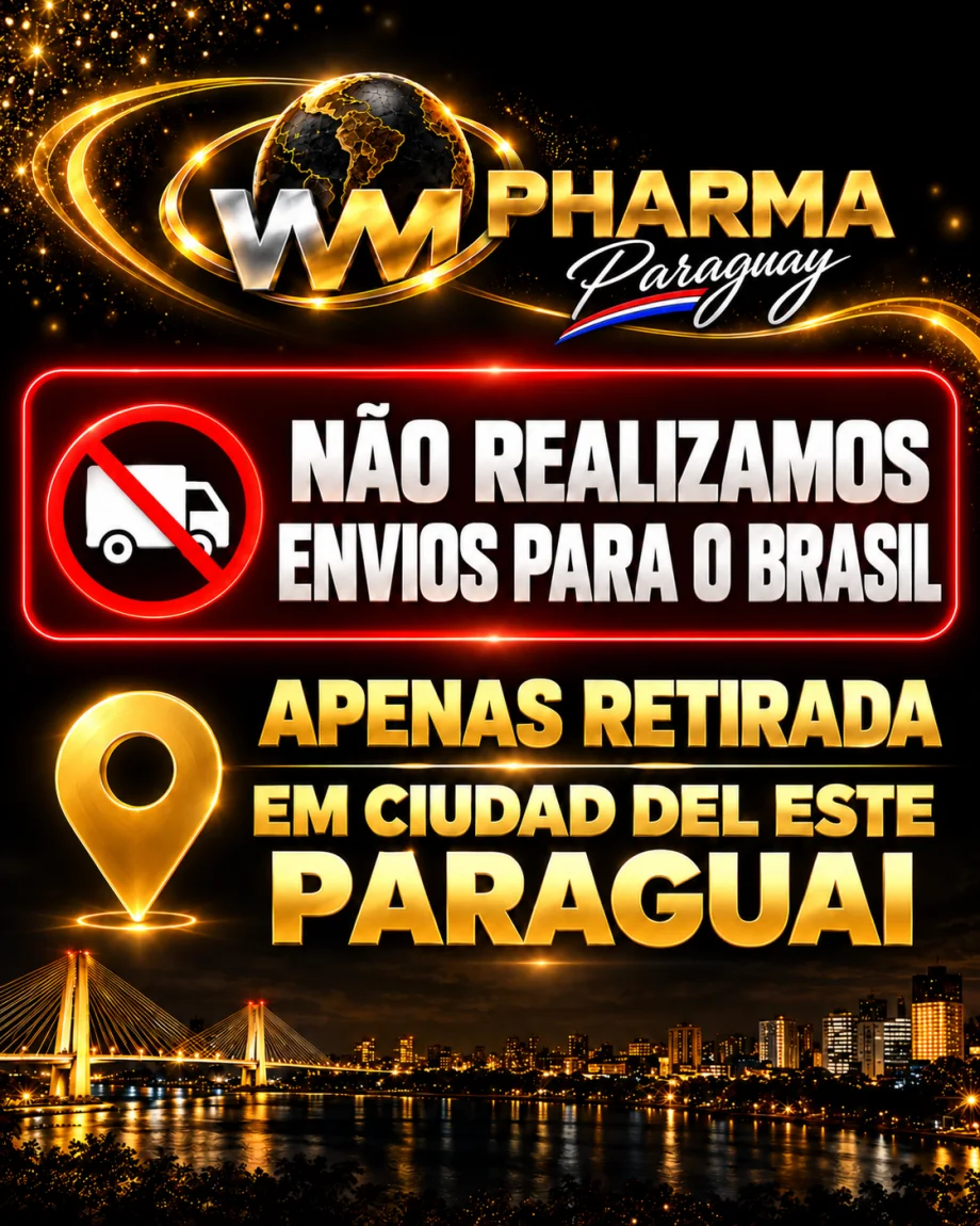 Não realizamos envios para o Brasil. Apenas retirada em Ciudad del Este, Paraguai.