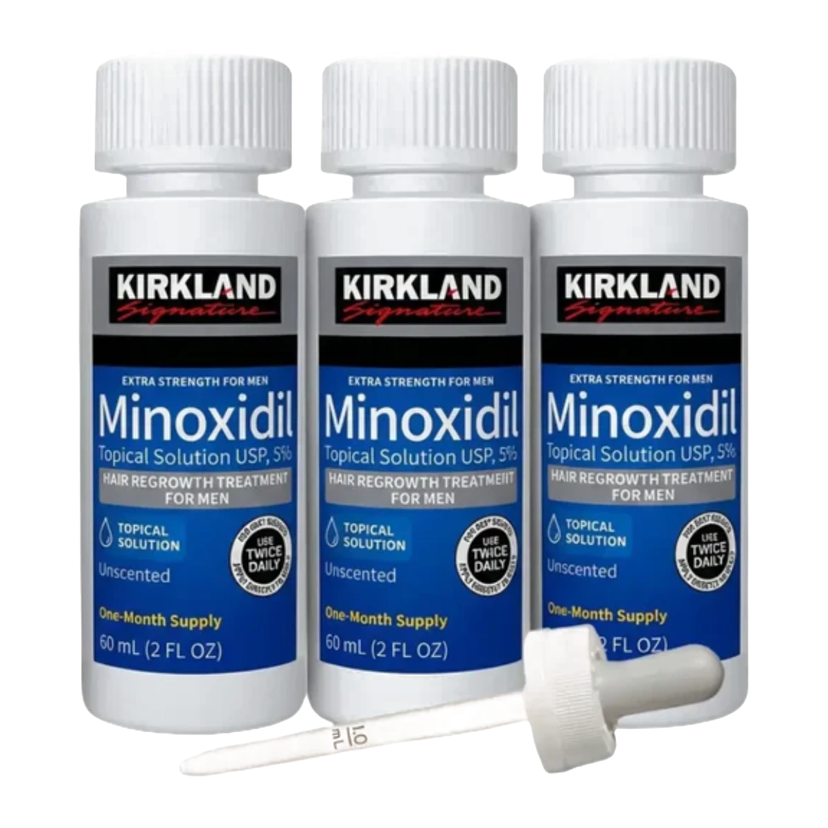 KIRKLAND MINOXIDIL 5% - 3 FRASCOS