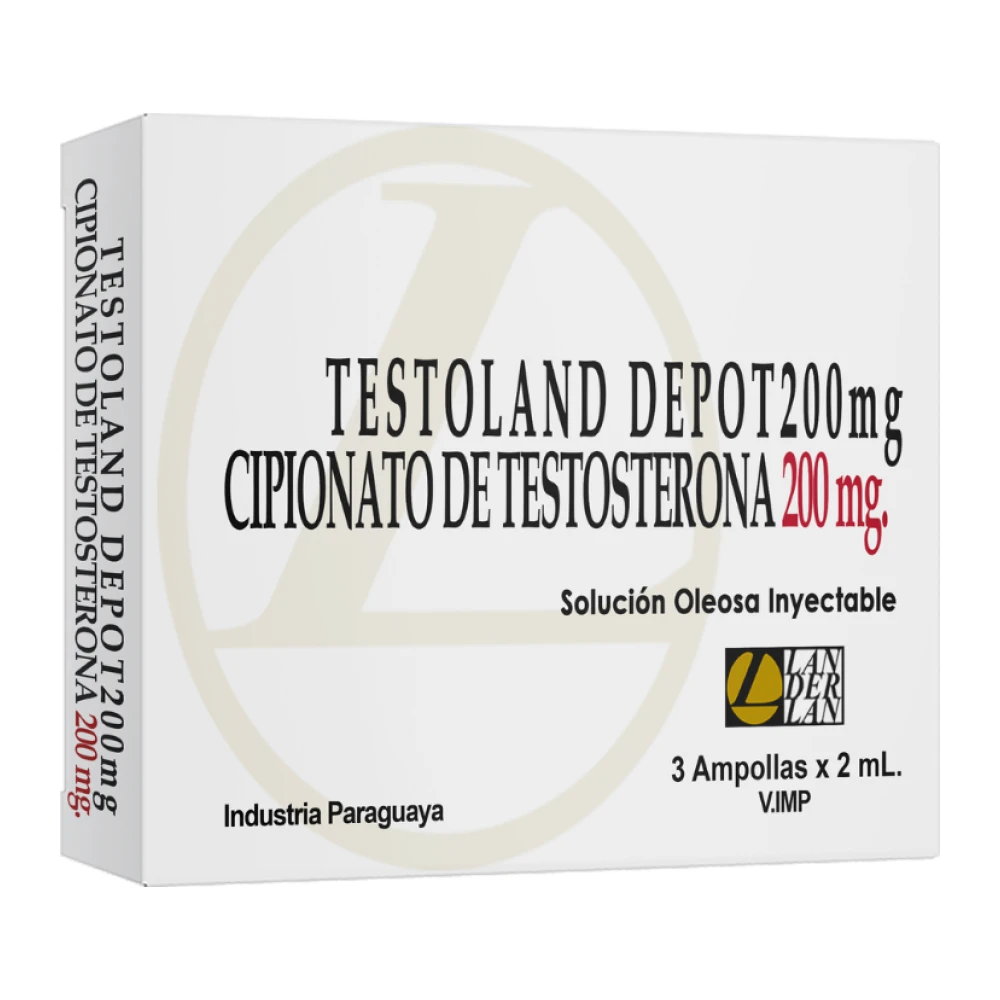 LANDERLAN (Kit 3x) Testoland Depot Cipionato 200mg/ml